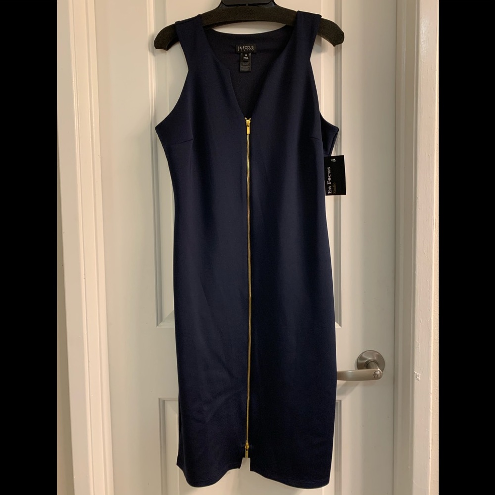 Dress Navy sleeveless